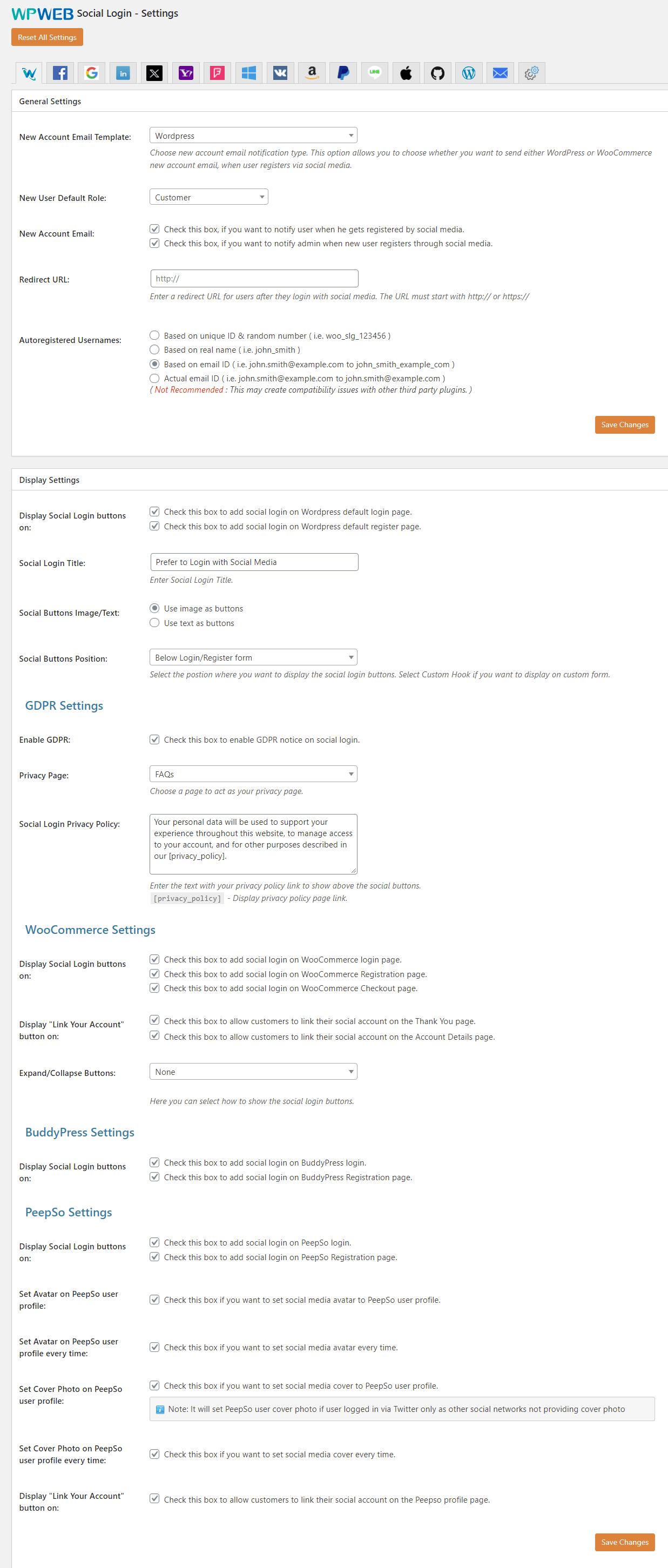 Social Login WordPress Plugin Selling Company Envato