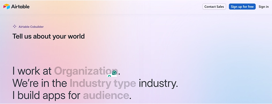airtable - best ai app builder