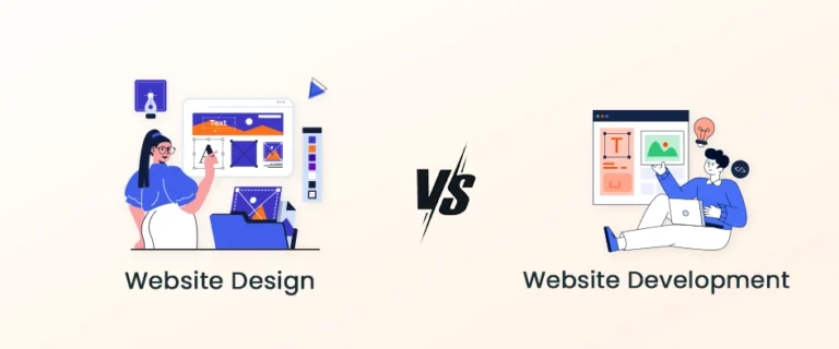 website design vs website development