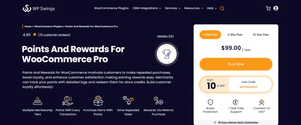 points and rewards for woocommerce pro