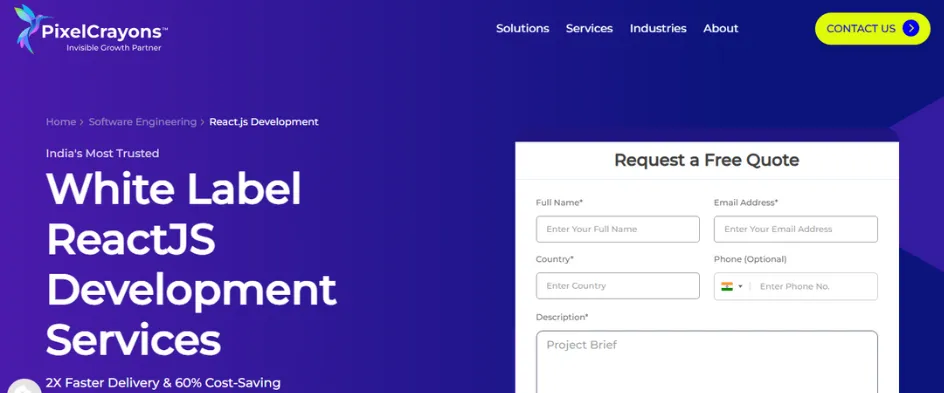 PixcelCrayons-ReactJs