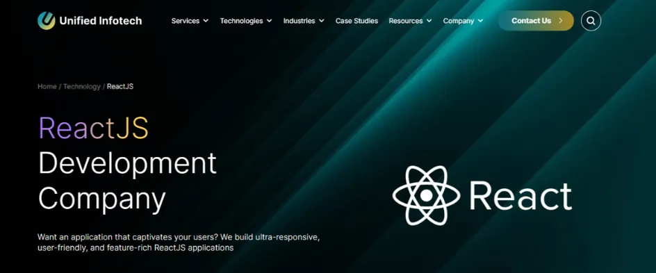 Unified Infotech-ReactJs