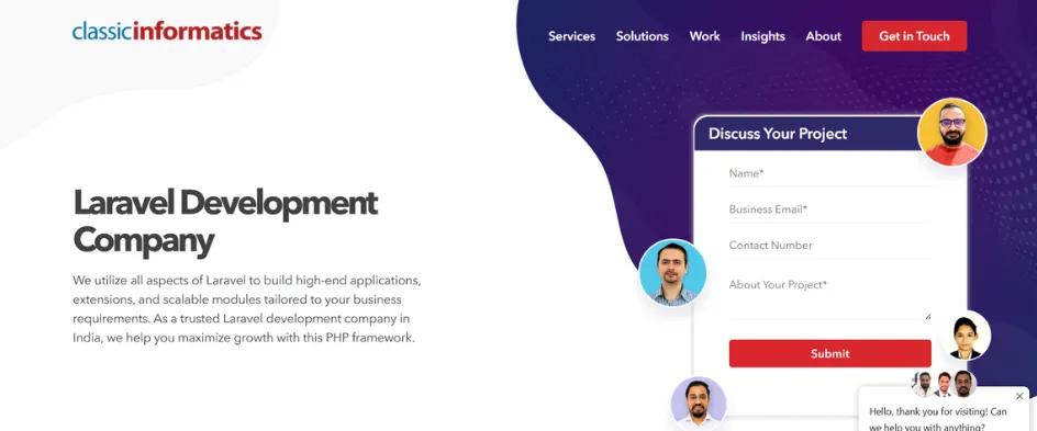 Classic Informatics-laravel development
