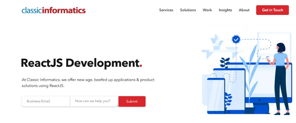 classic informatics - ReactJs