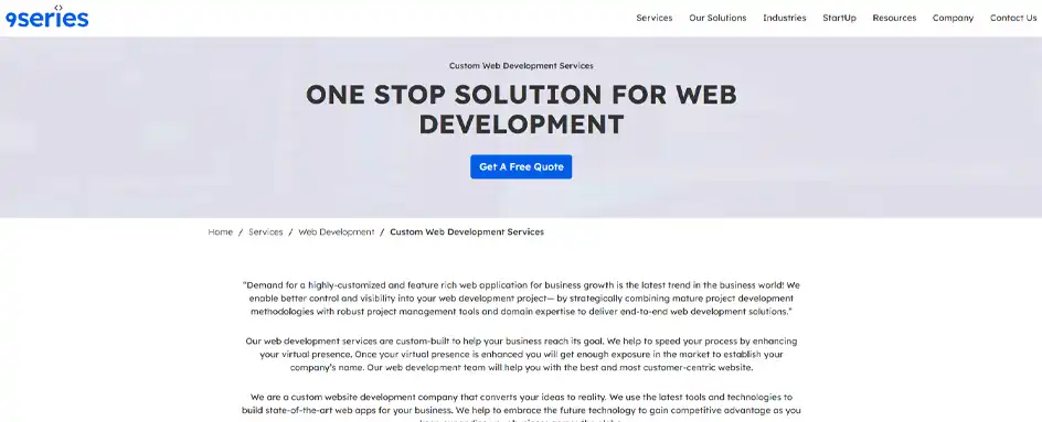 9series Inc - Web Development