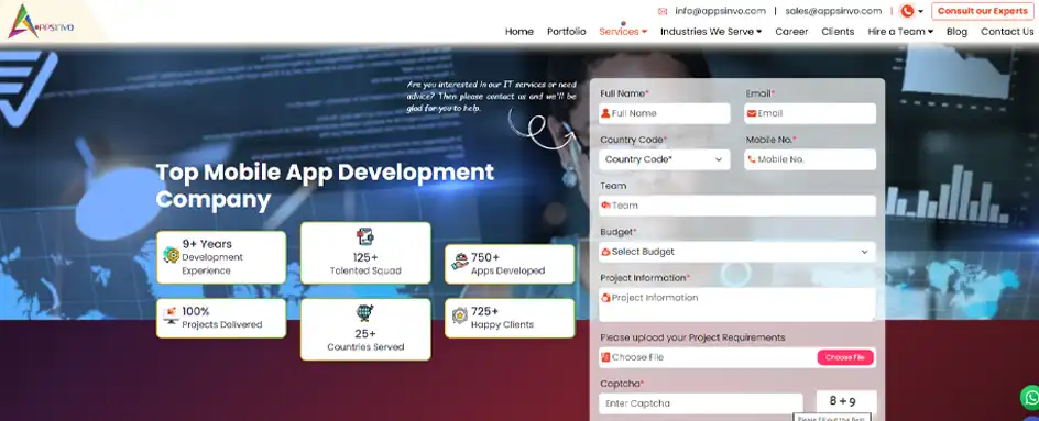 Appsinvo - Mobile App Development