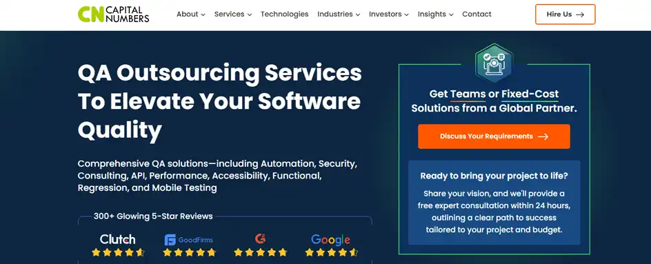 Capital Numbers - Testing