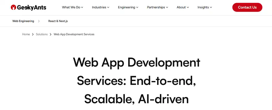 Geekyants - Web Development