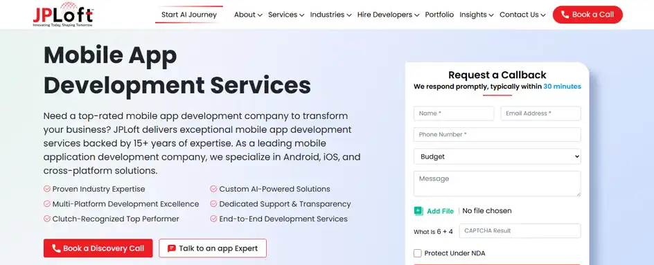 JPLoft - Mobile App Development