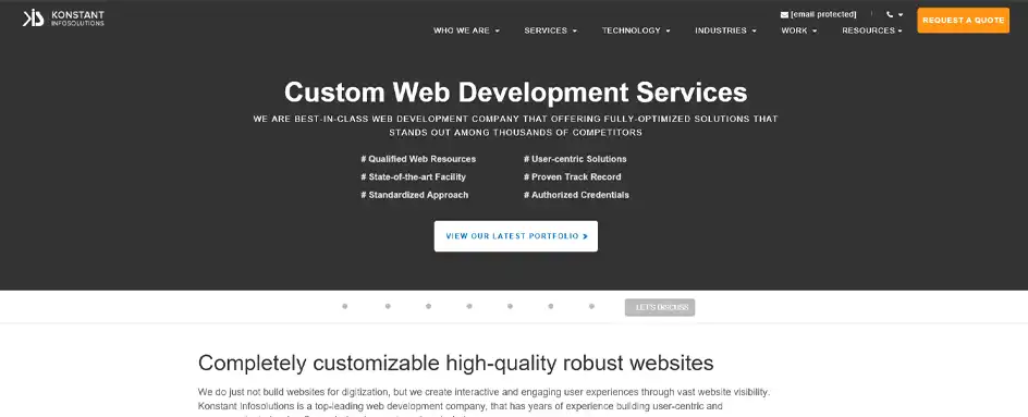 Konstant Infosolutions - Web Development