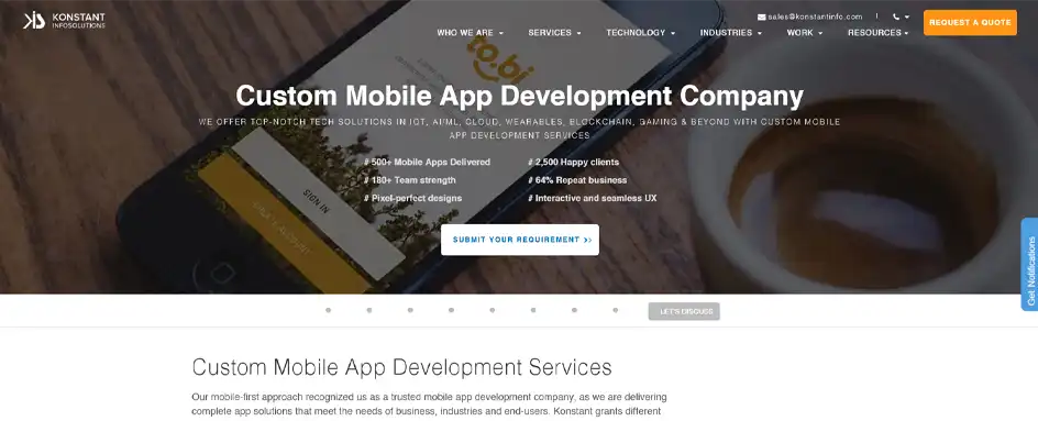 Konstant Infosolutions - Java Development