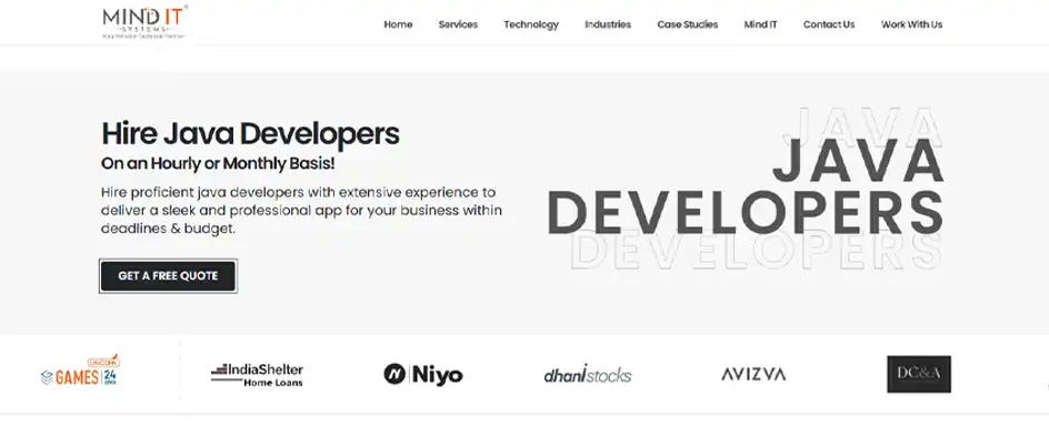 Minditsystems - Java Development