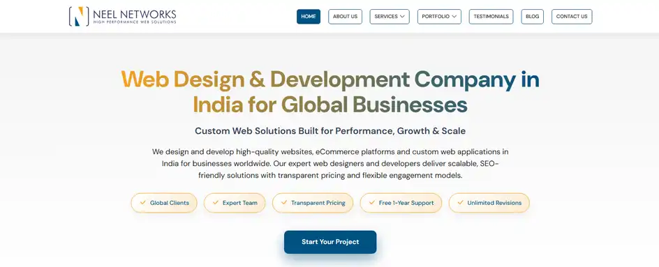 Neel Networks - Web Design