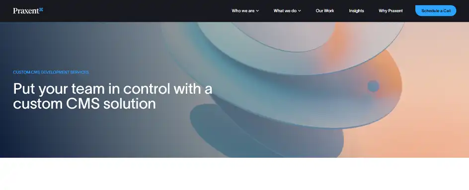 Praxent - CMS Development