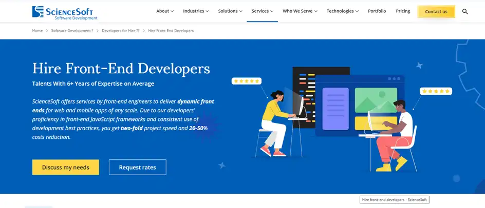 ScienceSoft - Frontend Development