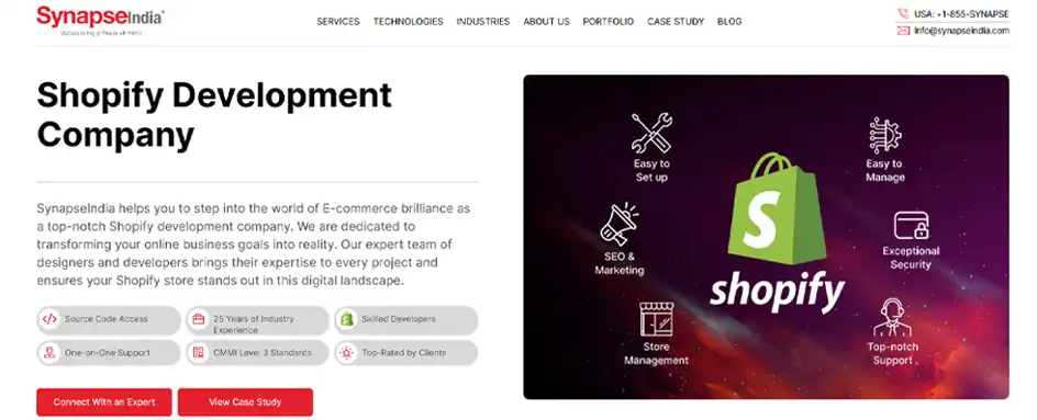 Synapse India - Shopify