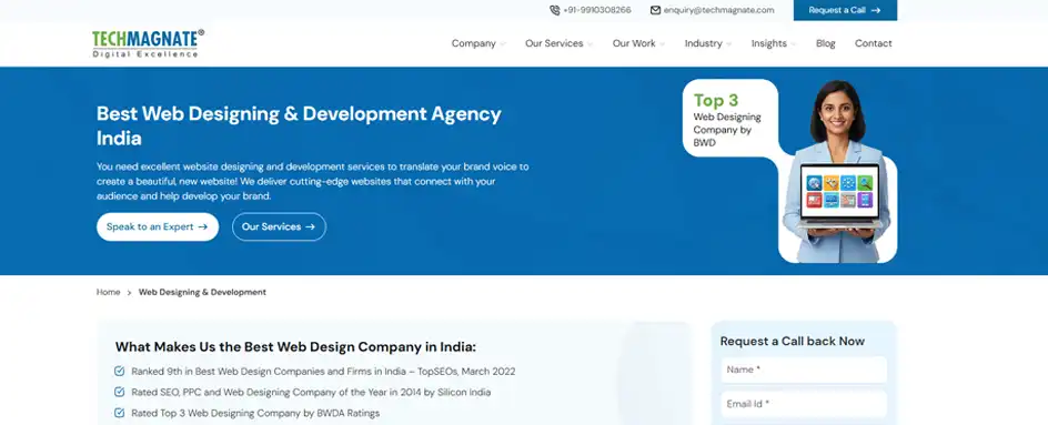 Techmagnate - Web Design