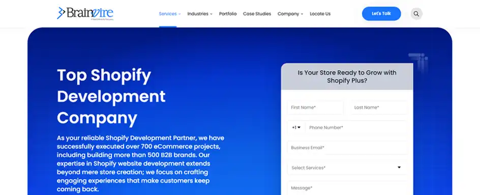brainvire - Shopify