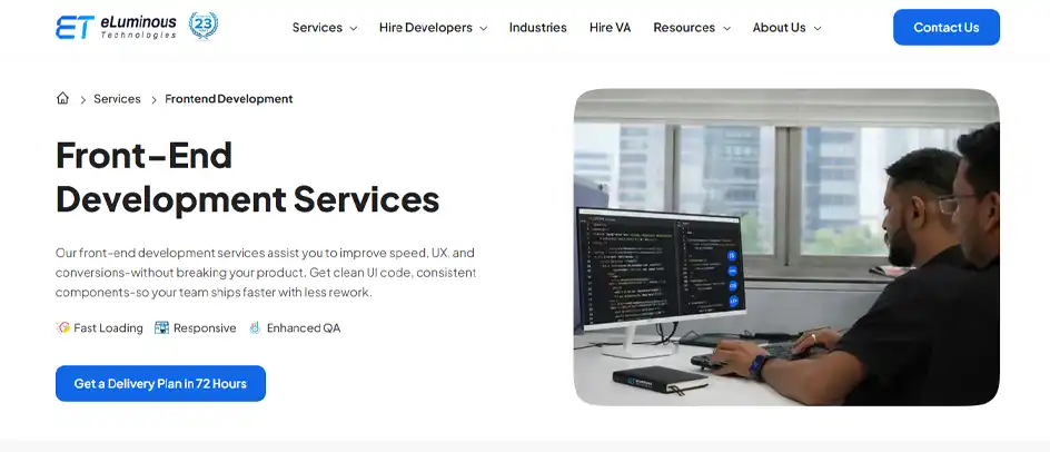 eLuminous Technologies - Frontend Development