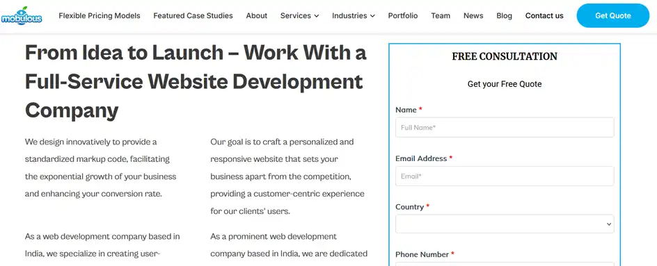 mobulous - Web Development