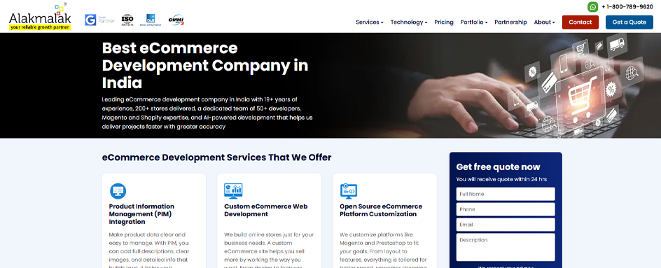 Alakmalak - Ecommerce Development India