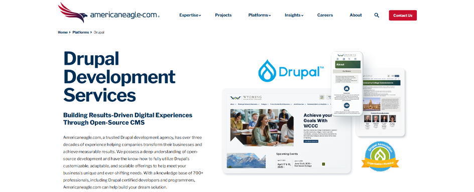 American Eagle - Drupal Developement USA