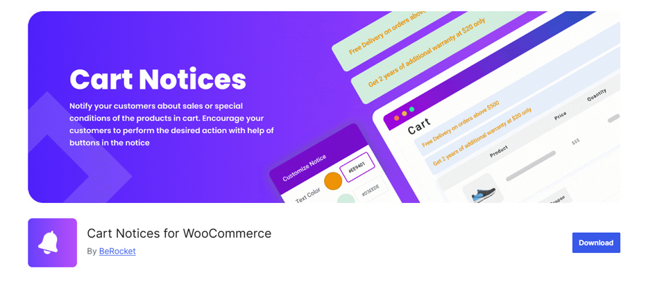 Cart Notices - Plugin