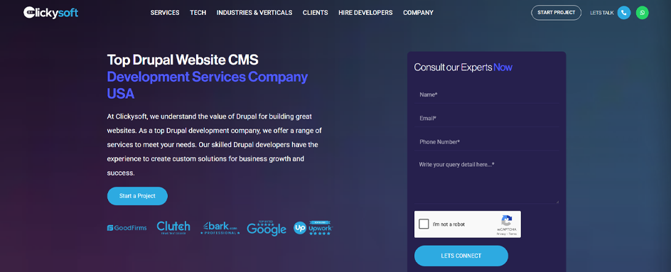 Clickysoft - Drupal Development USA