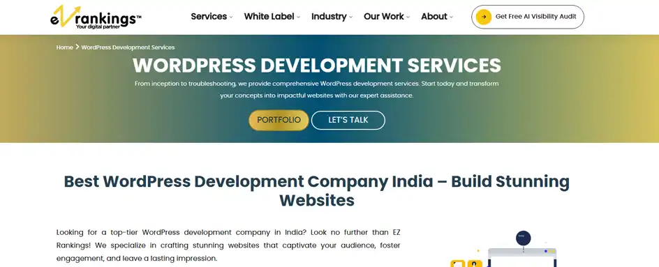 EZ Rankings - WordPress Development india