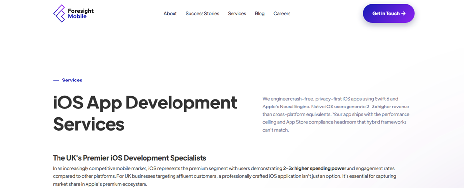 Foresight Mobile ios1