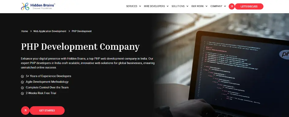 Hiddenbrains services page