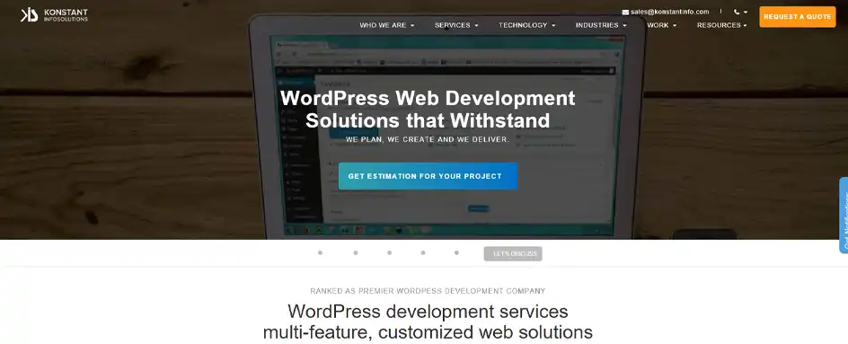Konstant Infosolutions - WordPress Development india
