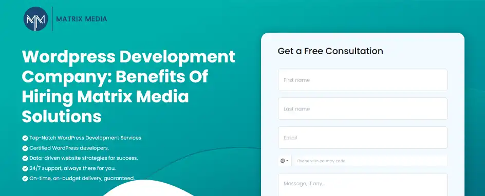 Matrixn Media Solutions - WordPress Development india
