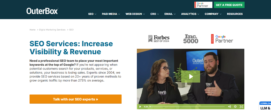 OuterBox Design - SEO Agencies USA