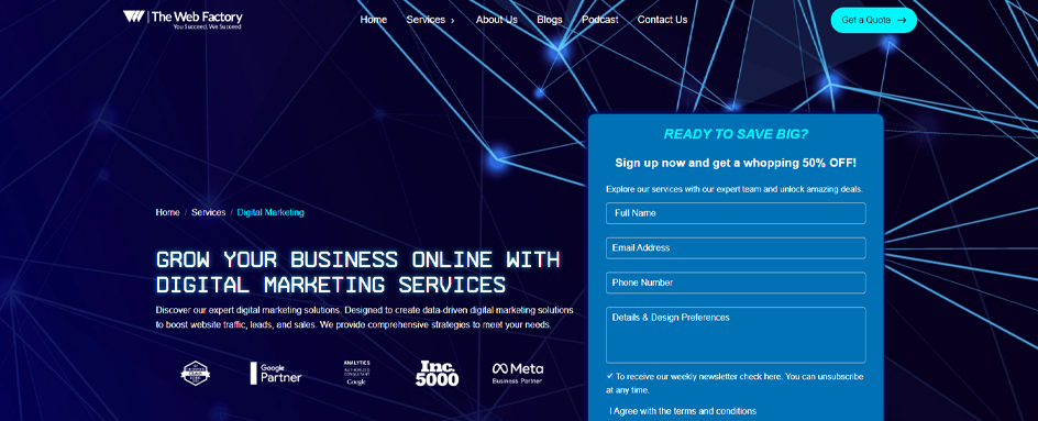 The Web Factory Digital Marketing