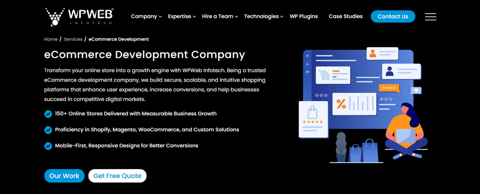 WPWeb Infotech - Ecommerce Development India