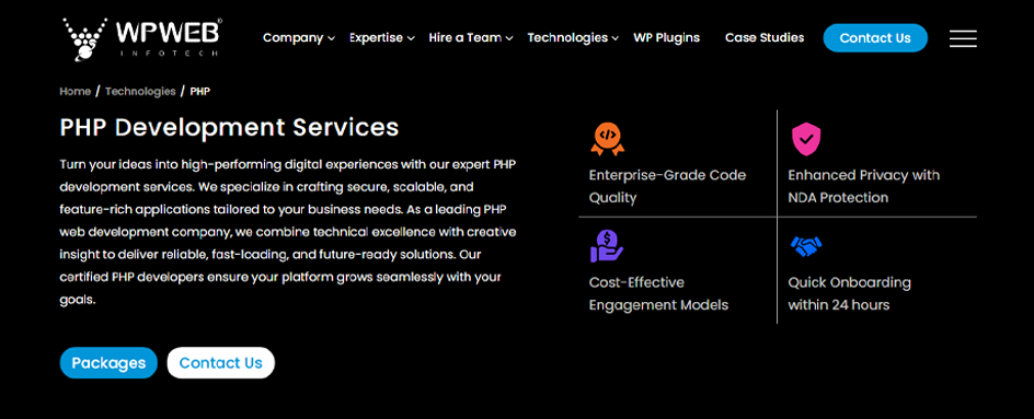 WPWeb Infotech - Magento Development