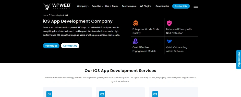 WPWeb Infotech_ios