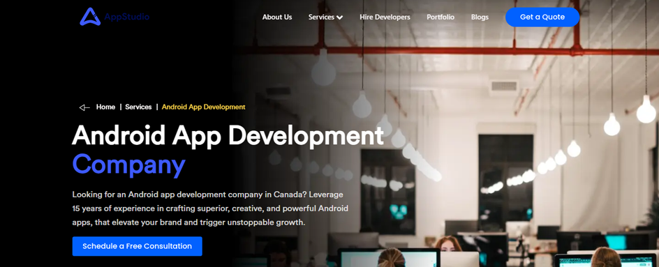 AppStudio Android Canada