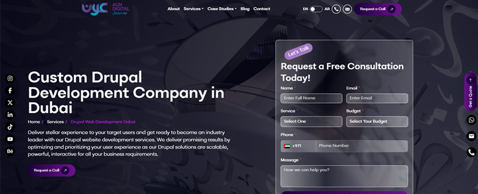 Aun Digital Drupal UAE