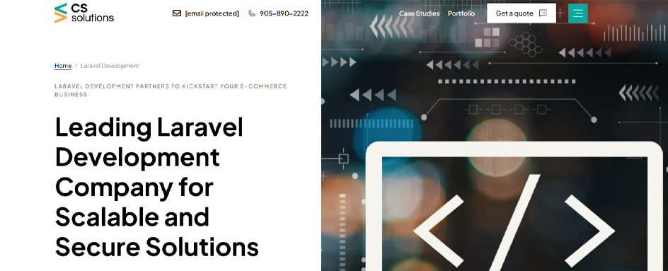 CS Web Solutions Laravel Canada