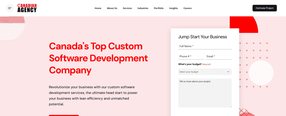 Canadian Software Agency software dev