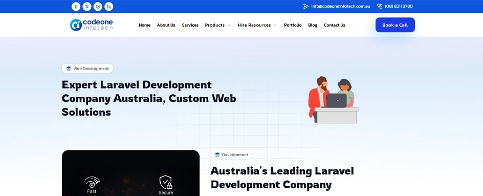 Codeone Infotech Laravel AUS