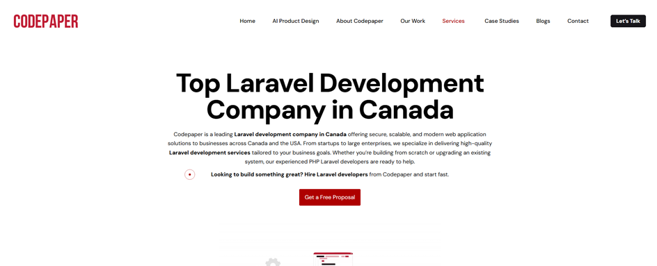 Codepaper Laravel Canada