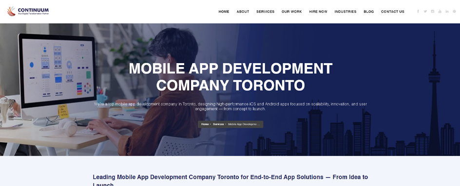 Continuum Digital Mobile app