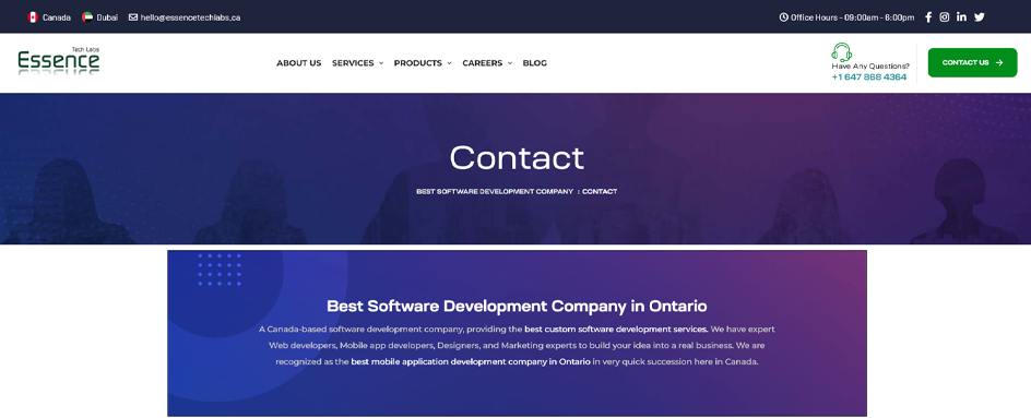 Essence Tech Labs software dev
