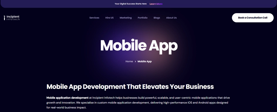 Incipient Infotech Mobile