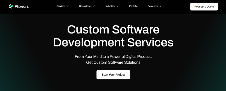 Phaedra Solutions Software Dev UAE