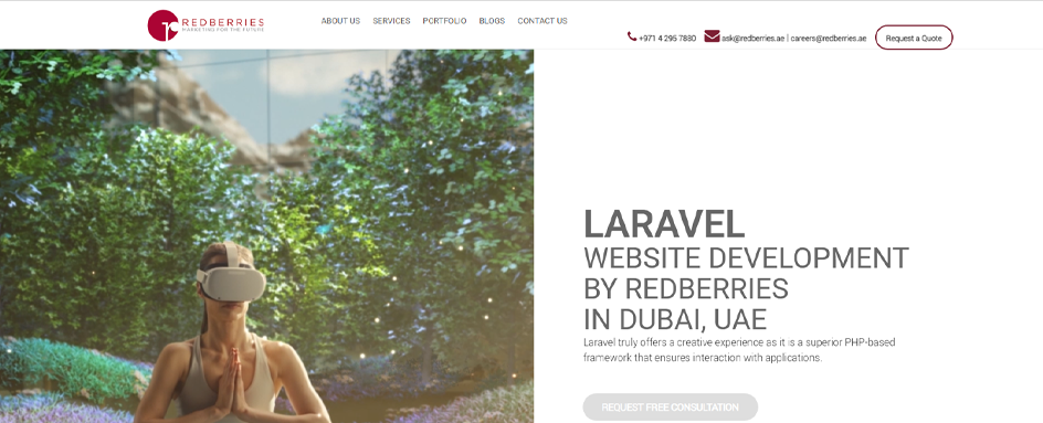 Red Berries Laravel UAE
