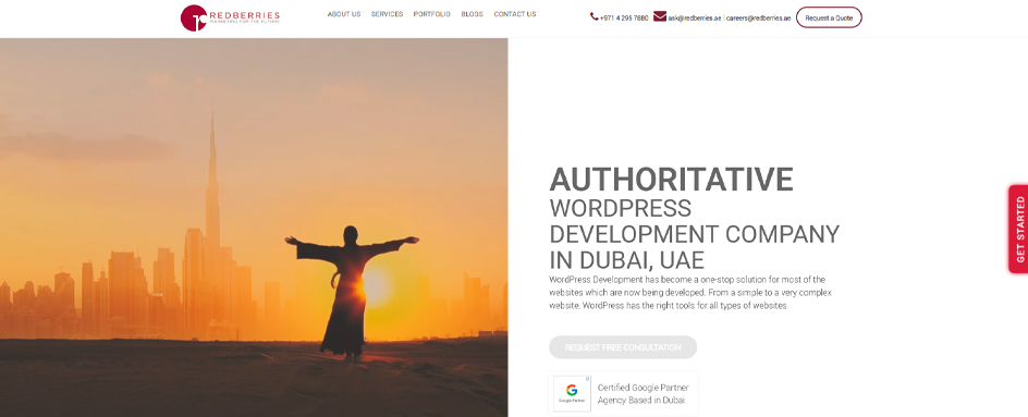 Red Berries WordPress UAE